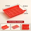 Placa de Rejilla Rectangular para Escurrir Brochetas, Adecuada para Restaurantes de Hot Pot y Barbacoa