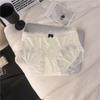 Ropa Interior de Encaje para Mujer, Sin Costuras Fina Seda de Hielo Algodón Antibacteriano en la Entrepierna Sexy para Chicas Pura Pasión Bragas Francesas