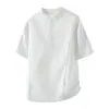 Servicio de Dropshipping para Camisas Polo Pesadas de Verano para Hombre Estilo Americano con Mangas Cortas y Cuello Mao