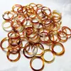 Horquilla antigua anillo prohibido bolsa de material hecho a mano diy anillo de ágata colorido anillo fino de ágata de 2~3 mm precio de fábrica al por mayor