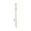 Tenedor de fruta de acero inoxidable 304 estilo japonés, cuchara para mezclar café, cuchara para hielo de mango largo, cuchara para postre, tenedor para pastel, cuchara para mezclar barra