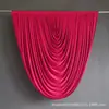 Telón de Boda de Moda con Decoración de Velos de Seda de Leche, Cabeza de Velos Semicircular, Arreglo de Escenario de Boda Estilo Coreano de Hada