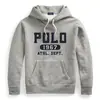 Coleção de Primavera Ralph Lauren Polo: Moletom com capuz em algodão puro, unissex, estilo pullover, adequado tanto para uso interno quanto externo, 100% algodão