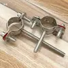 Braçadeira de Tubo de Aço Inoxidável 304 com Parafuso m8 Braçadeira de Aro Suporte de Fixação de Tubo 4 pontos 6 pontos Tubo de Água Tubo de Gás Clipe de Tubo