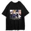 Camiseta de algodón de manga corta con estampado deportivo de verano para padres e hijos de Ri Man New Spell Battle Animation 2023
