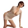 Lencería Floral Sexy, Traje Sexy de Encaje, Uniforme Cubre Caderas, Tentación, Pijama Pasión de Club Nocturno Transparente, Envío Directo
