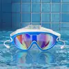 Gafas de Natación para Adultos de Amplio Campo de Visión Anti Punto Ciego, Alta Definición, Antivaho, Impermeables, Anti-UV, Disponibles en Múltiples Colores, Mayoreo