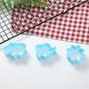 Molde de biscoito de plástico colorido de 6 peças ferramentas para suplemento alimentar infantil amor flor urso elefante molde criativo de corte curvo