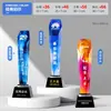 Fábrica de Troféus de Cristal Clássico Treinamento Troféu de Vendas Design Gratuito Competição Prêmio de Honra Aniversário de Produção