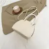 Bolso Sencillo para Mujer 2025 Primavera Nueva Moda Retro Portátil Bolso Concha Bolso Cruzado de Hombro Sencillo Casual para Mujer