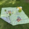 Tapete de picnic engrosado para exteriores portátil de película de color tapete de picnic famoso en Internet de película de aluminio tapete a prueba de humedad suministros de tapete desechable para tienda de campaña