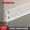 Fabricante personalizado de Foshan Venta al por mayor Rodapiés de aleación de aluminio Rodapiés estilo hebilla de celebridad de Internet Rodapiés metálicos de acero inoxidable