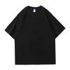 Playera de Moda para Hombre Peso Pesado 260g Doble Hilo Algodón Puro Personalizada Manga Corta Uniforme de Clase Cuello Redondo Ropa de Trabajo Camiseta Cultural con Logotipo Estampado
