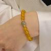 Pulsera de Ágata Natural Nueva Pulsera de Cristal Natural Pulsera de Jade Hetian Joyería al por Mayor de Estilo Chino Vintage