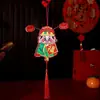 2025 Novo Produto Ímã de Geladeira Deus da Fortuna Decoração Festiva de Porta de Geladeira para o Ano Novo Itens de Decoração para Casa Nova Chá de Casa Nova