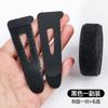 Punho de Corrida ao Ar Livre com Velcro para Ajuste de Manga Fivela Acessórios para Vestuário Esportivo Preto Macio e Durável
