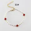 Pulsera de Aleación de Venta Caliente Transfronteriza, Versátil, Creativa y de Moda, Pulsera Femenina de Ojo de Diablo Corazón Estilo Europeo y Americano Ins
