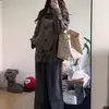 Gabardina Única y Súper Elegante para Mujer de Principios de Otoño 2026 Nuevo Diseño para Figuras Petites, Corte Holgado, Abrigo Corto Adelgazante