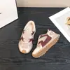 Zapatos Originales de Cuero Forrest Gump para Mujer, Nuevos Zapatos de Cordones Versátiles con Bloques de Color para Primavera y Otoño con Forro de Felpa y Suelas Gruesas, Zapatos Deportivos Casuales