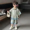 Conjunto de Verano de Mezclilla para Niños 2026 Nuevo Estilo Ropa de Verano para Niños Elegante y Fresco Ropa de Verano para Bebé Niño