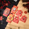 Nuevo Diseño Creativo de Sobre Rojo Giratorio 3D para el Año Nuevo Chino Bolsa Giratoria de Sobres Rojos de Dibujos Animados Infantiles Dios de la Riqueza