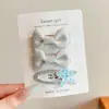 2026 Nuevo Pasador de Pelo de Dibujos Animados Pasador de Pelo Dulce con Lazo Pinza Lateral Exquisita de Gama Alta Pinza de Pato