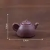 Modelo realista de tetera en miniatura, decoración DIY para casa de muñecas, accesorios de bolsa sorpresa, paisaje en miniatura, pequeño adorno de escritorio