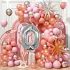 Globo de Látex con Película de Aluminio para Fiesta de Venta Caliente Transfronteriza con Cinta Adecuado para Decoración de Cumpleaños, Aniversario, Ceremonia