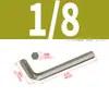 Llave Allen Cabeza Plana Acero Cromo Vanadio Niquelada Juego Herramientas Domésticas Alargada Forma de L Destornillador Hexagonal Llave