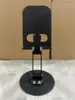 Soporte Plegable de Metal para Escritorio de Teléfono y Tableta Universal Regalo Publicitario con Logo Personalizado Soporte Giratorio para Persona Perezosa Transmisión en Vivo