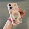Soporte de Pie para Bebé Alien Llorando Compatible con Funda de Teléfono Apple 17, Adecuado para iPhone 16, Huawei Nova 15, con Diseño Lateral en Forma de Corazón