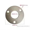 Tubo Redondo de Acero Inoxidable Engrosado Placa de Brida Fija Columna de Pasamanos para Escaleras Base Fija de Pie con Placa de Base Redonda
