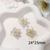 Corea del Sur Dongdaemun alambre de cobre bobinado colgante redondo colgante de flor Accesorios para el cabello DIY Accesorios para pendientes femeninos material al por mayor