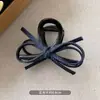 Pin de Pinza de Tiburón de Mezclilla con Lazo Simple Estilo Ins Coreano para Mujer 2025 Nuevo Pinza para el Cabello de Gama Alta Dongdaemun