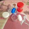 15g Individual de Viagem Portátil Armazenamento Organizador de Cosméticos Caixa de Plástico Transparente Caixa de Armazenamento de Mesa Espessada
