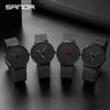 Sanda Reloj de Cuarzo Deportivo Impermeable para Estudiantes Nuevos Tendencia de Moda Reloj para Hombre Reloj para Hombre y Mujer 1059