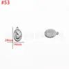 Venta al por mayor del fabricante Acero Inoxidable Presión de Aceite Colgante Cabeza Humana DIY Estilo Europeo y Americano Colgante Personalizado Accesorios de Joyería DIY