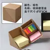 Caja Rotatoria Mágica Adhesiva Transfronteriza Publicitaria Set Combinado Personalizado de Notas Adhesivas para Oficina de Negocios con Portalápices e Impresión de Logo
