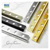 Tiras Decorativas de Esquina de Aleación de Aluminio Curvada para Azulejos Cerámicos Suministradas de Fábrica de Comercio Exterior, Tiras de Esquina Decorativas Metálicas, Tiras de Borde