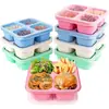 Caixas de Almoço Plásticas para Micro-ondas para Estudantes da Amazon, Caixas de Almoço com Múltiplas Especificações, Caixas para Salada de Frutas, Podem Ser Enviadas Transfronteiriçamente