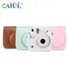 Adecuado para Bolsa de Cámara Retro de Cuero PU para Polaroid Mini7+, Bolsa Protectora de Almacenamiento para Fotografía Digital Ins Mini