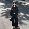 Conjunto de Sudadera para Niñas Primavera y Otoño 2026 Nuevo Estilo Coreano Chaqueta Cardigan para Niñas Mayores Conjunto Deportivo de Dos Piezas para Niños Otoño
