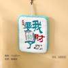Toalla de Mano de Mahjong Colgante Cocina Baño Toalla de Mano Absorbente Engrosada Secado Rápido Pañuelo de la Fortuna de Mahjong