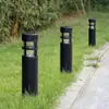 Lámpara solar cilíndrica personalizada de fábrica con enchufe para suelo lámpara de césped lámpara LED exterior para jardín lámpara de paisajismo para jardín