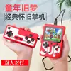 Sup mini console de jogos portátil retrô nostálgico console de jogos para crianças 400 em 1 clássico jogo para dois jogadores portátil