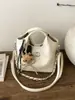 Bolso Cesta con Patrón de Diamantes de Comercio Exterior para Mujer, Bolso de Mano Nuevo de Alta Gama con Estilo, Bolso Cruzado de Hombro Fresco y Chic para el Trabajo