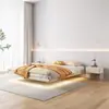 Accesorios para Cama de Acero con Marco de Suspensión Sin Mesita de Noche Minimalista Tatami Casa de Huéspedes Dormitorio Principal Cama de Doble Suspensión Sin Patas