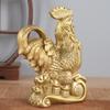 Venta al por mayor del fabricante Gallo de Cobre Ruyi Lingote Gallo Zodiaco Pollo Adornos de Cobre Pollo de la Suerte Artesanías para el Hogar