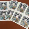 Promoção Quente Xizang Nepalesa Thangka Puro Pintado à Mão Vidas Passadas e Presentes 4*5 Núcleo do Cartão