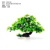 Decoración de Acuario de Escritorio Transfronteriza Plantas Acuáticas Artificiales Set de Pino de Bienvenida Decoración de Paisajismo Adornos de Planta Bonsái